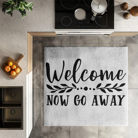 Humorous Welcome Sign Graphic PNG