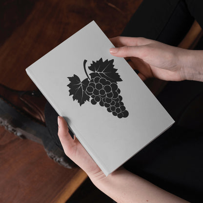 "Detailed grape vine graphic in SVG, PNG, and JPEG formats for creative use."
