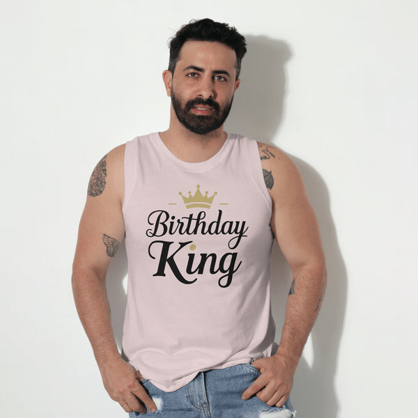 black and gold birthday king shirt design