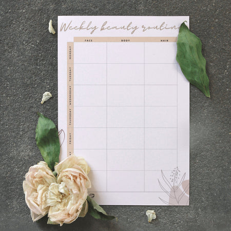 "Printable Wellness and Self Care Tracker"