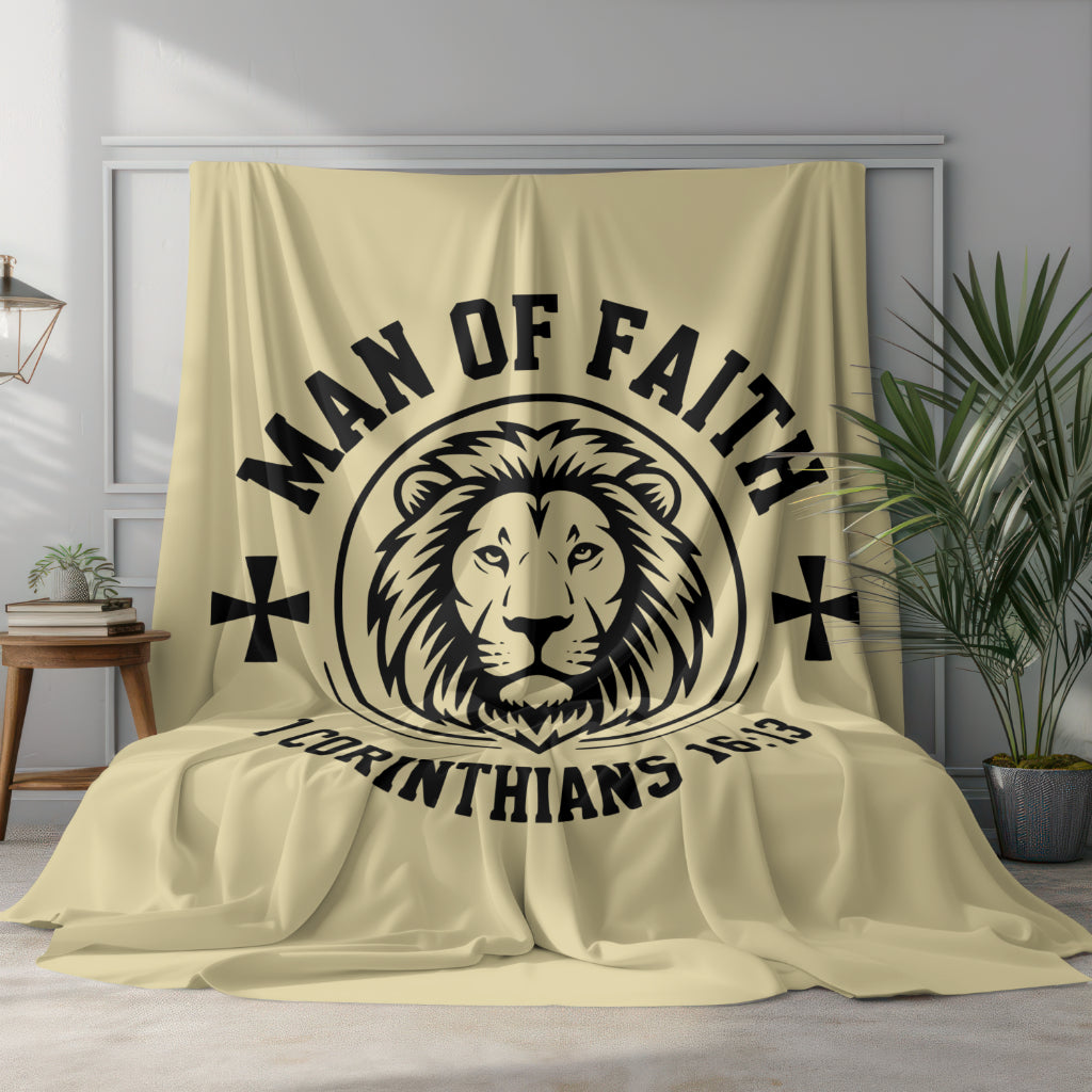 Christian SVG with lion, crosses, and scripture for men
