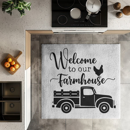 "Farmhouse Welcome Sign Design SVG PNG JPEG PDF"