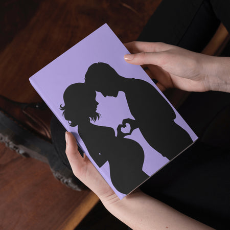 Heart Hands Pregnancy Silhouette PNG
