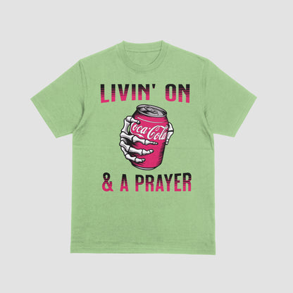 Coca Cola PNG with red can and skeleton hand graphic
