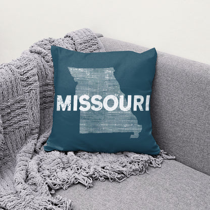 Missouri state outline PNG with grunge texture
