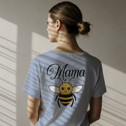 mama bee svg cute bee graphic with script