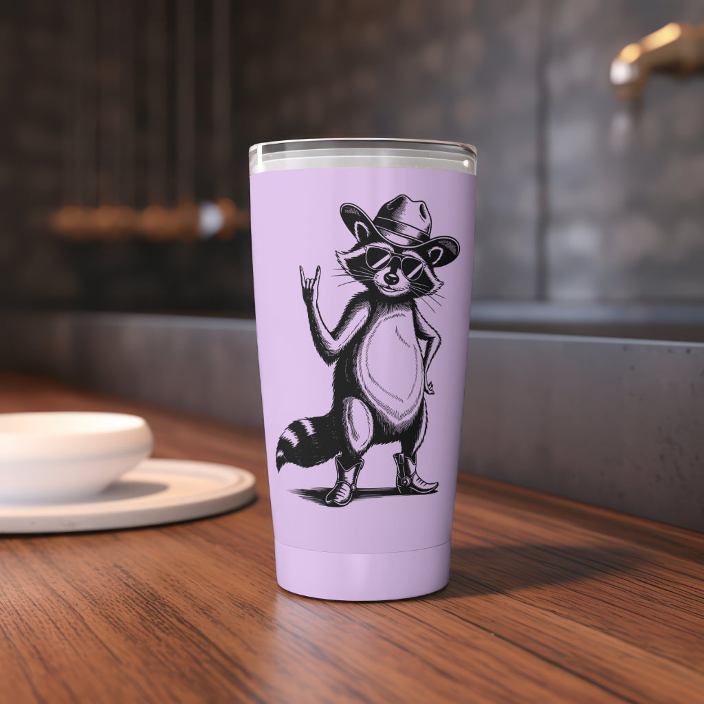 Raccoon silhouette clipart in sunglasses and boots