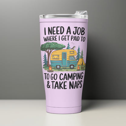 Camping PNG with tent, campfire, and forest background
