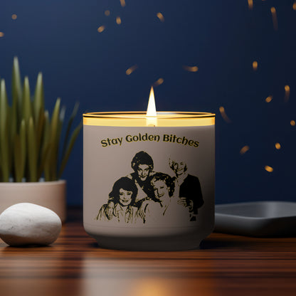 "Humorous Golden Girls 'Stay Golden Bitches' Design"