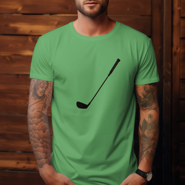 Minimalist golf stick clipart
