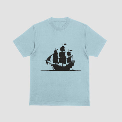 Pirate Ship Design with Transparent Background