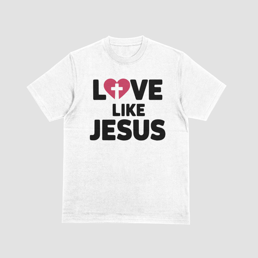 Printable Love Like Jesus design for t-shirts and home décor
