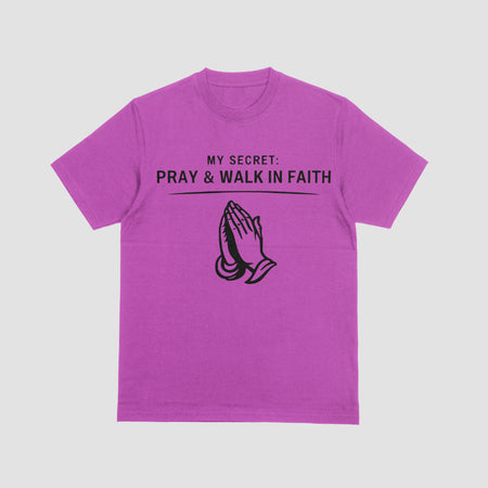 "Simple and powerful praying hands graphic symbolizing strength in faith."