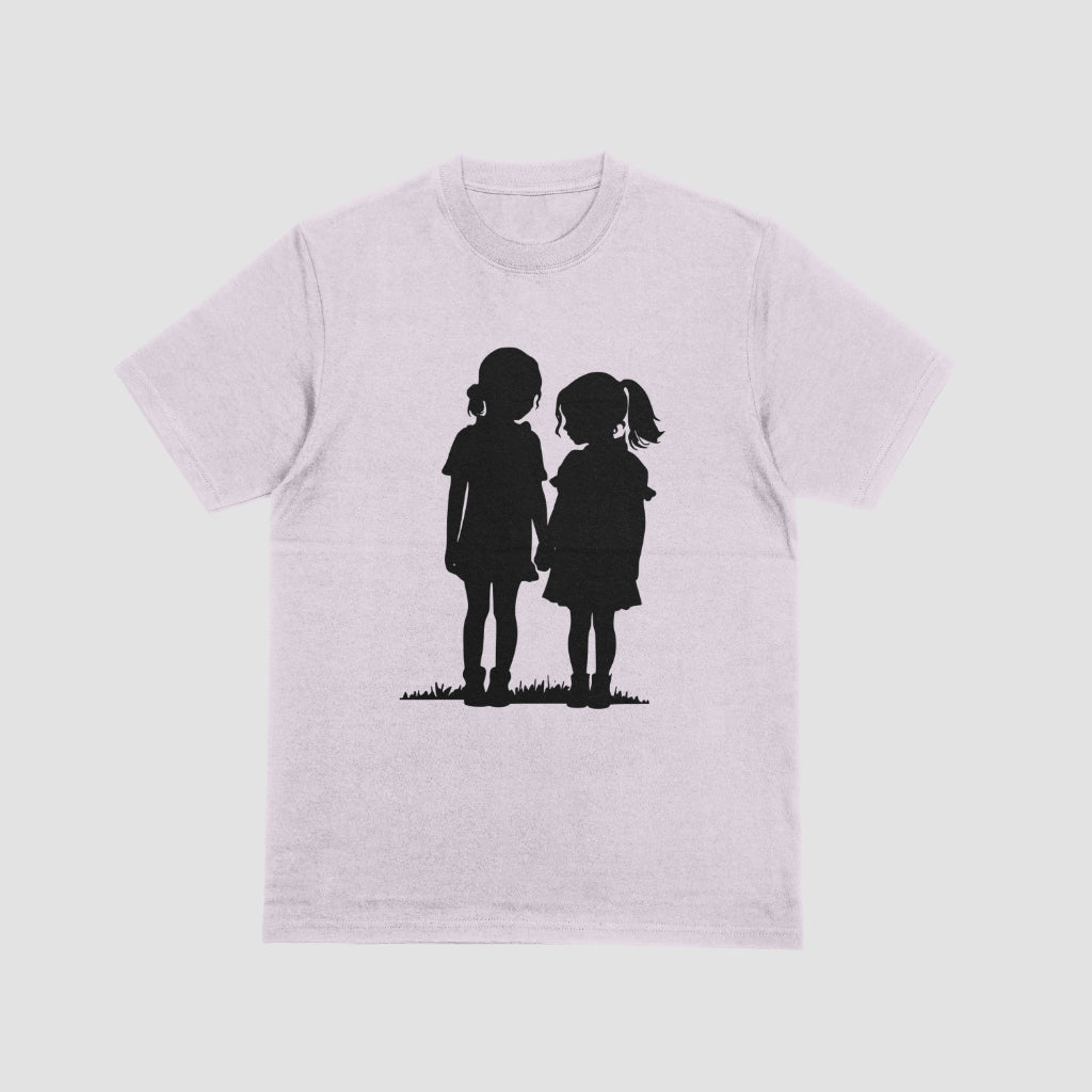 Best friends silhouette SVG for matching shirts and gifts
