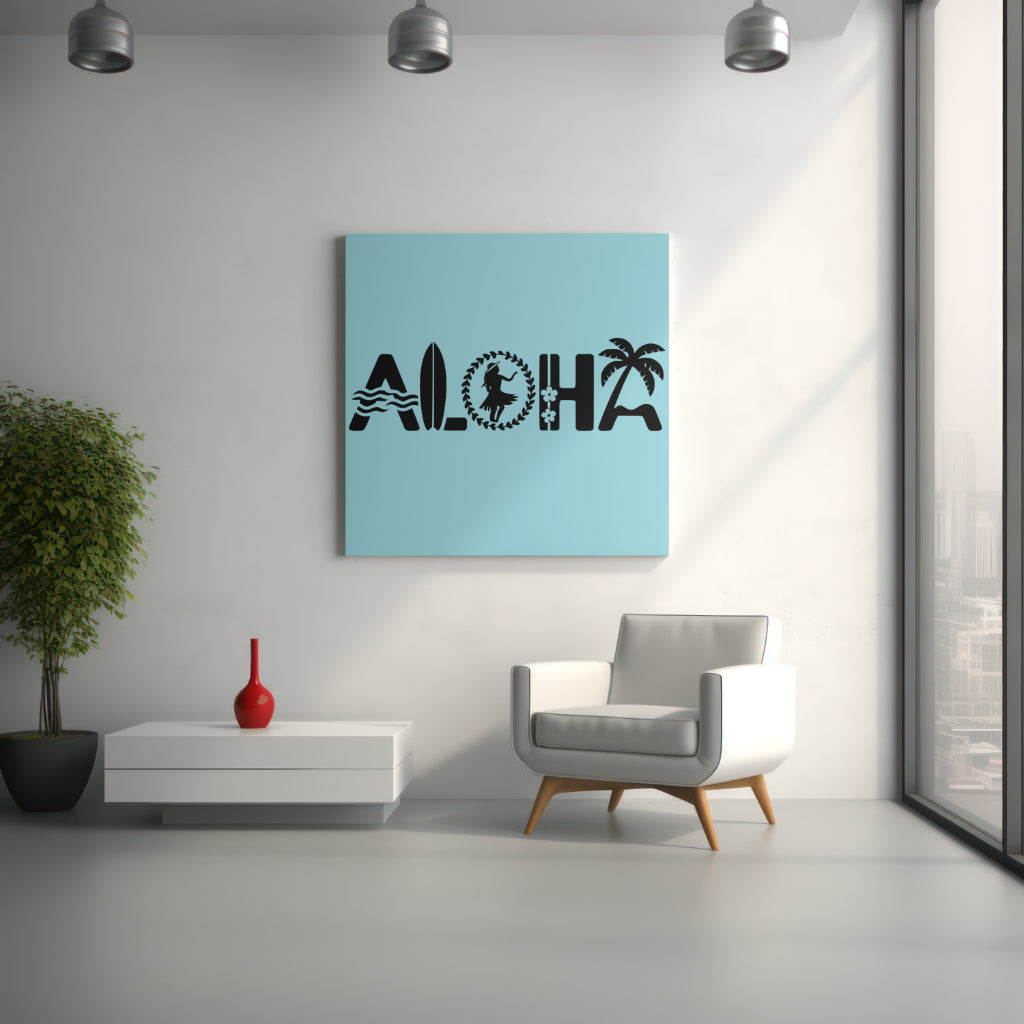 Printable Aloha summer SVG for Cricut and DIY crafts
