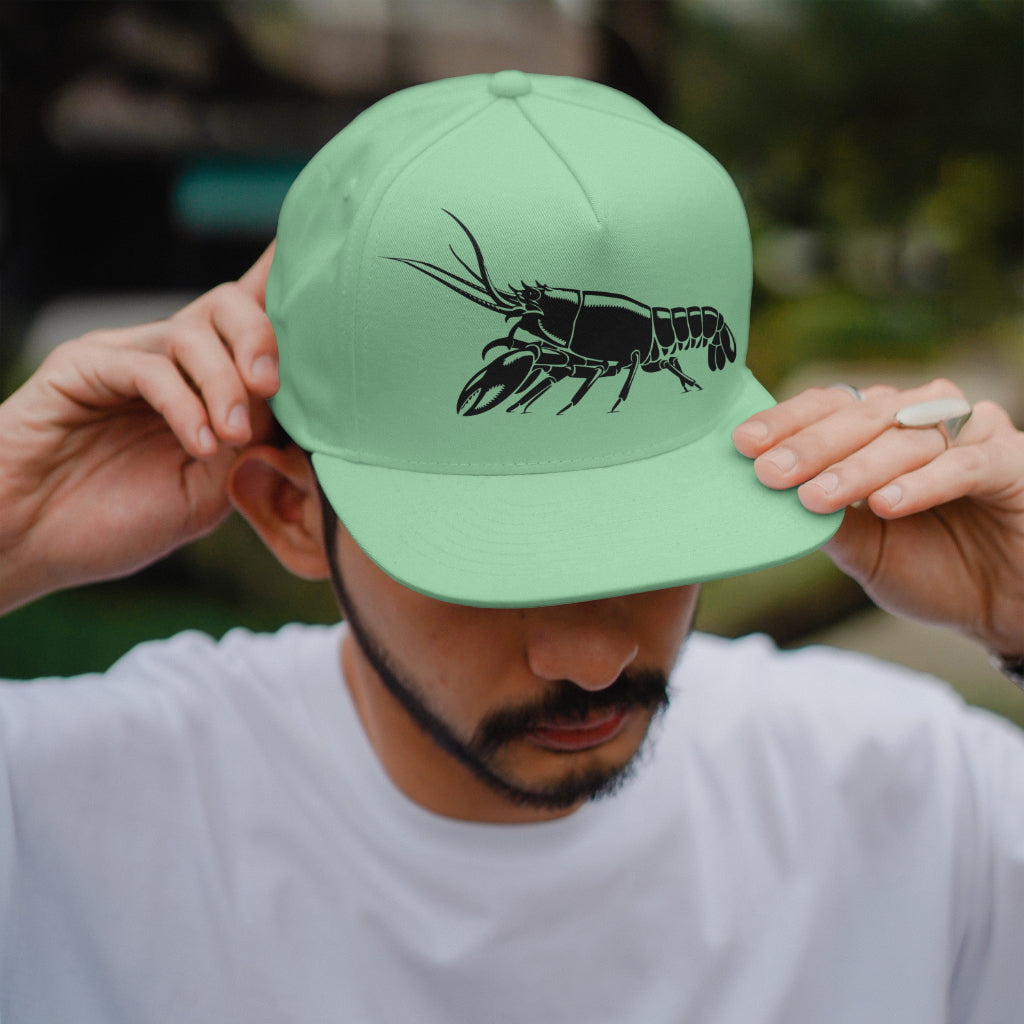 Detailed black and white crawfish SVG for cutting machines
