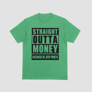 "Straight Outta Money Because of Jeep Parts SVG"