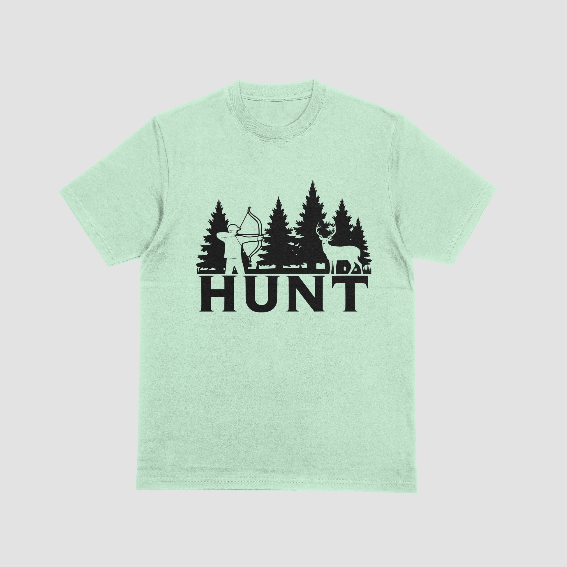 deer and hunter svg
