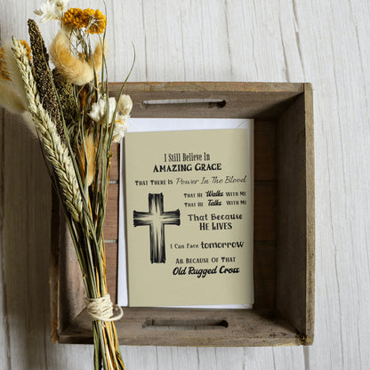 "Motivational Graphic about Jesus with Classic Hymn Quotes"