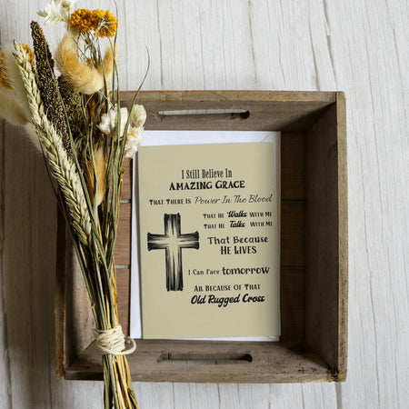 "Motivational Graphic about Jesus with Classic Hymn Quotes"