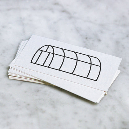 Minimalist greenhouse SVG outline for Cricut