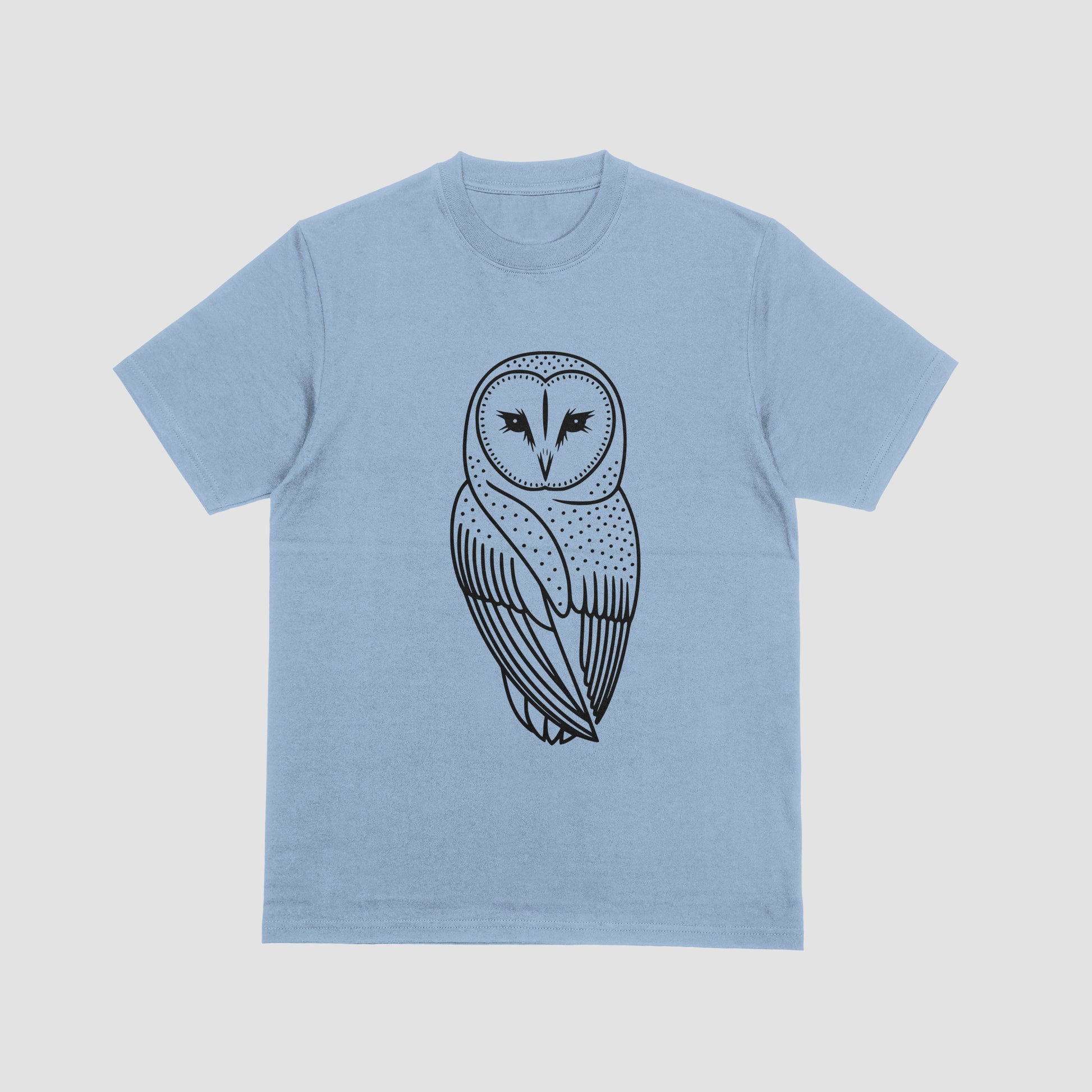 cute barn owl drawing