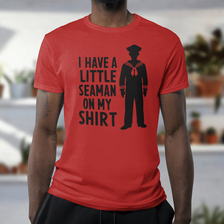 "Playful Seaman Adult Humor Graphic for T-Shirts"