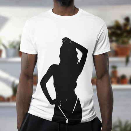 Nude Woman Silhouette: PNG JPEG PDF SVG