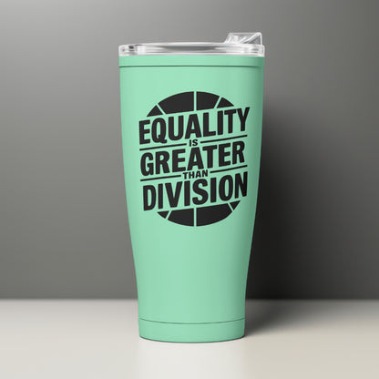 Black History Shirt SVG with "Equality Is Greater Than Division"
