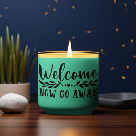 Printable Welcome NOW GO AWAY Design PDF