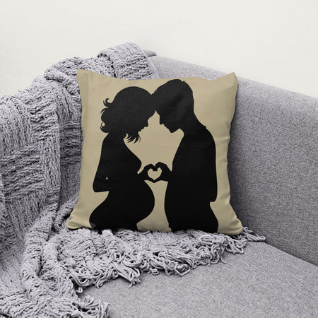 Black Couple Silhouette for Laser Engraving
