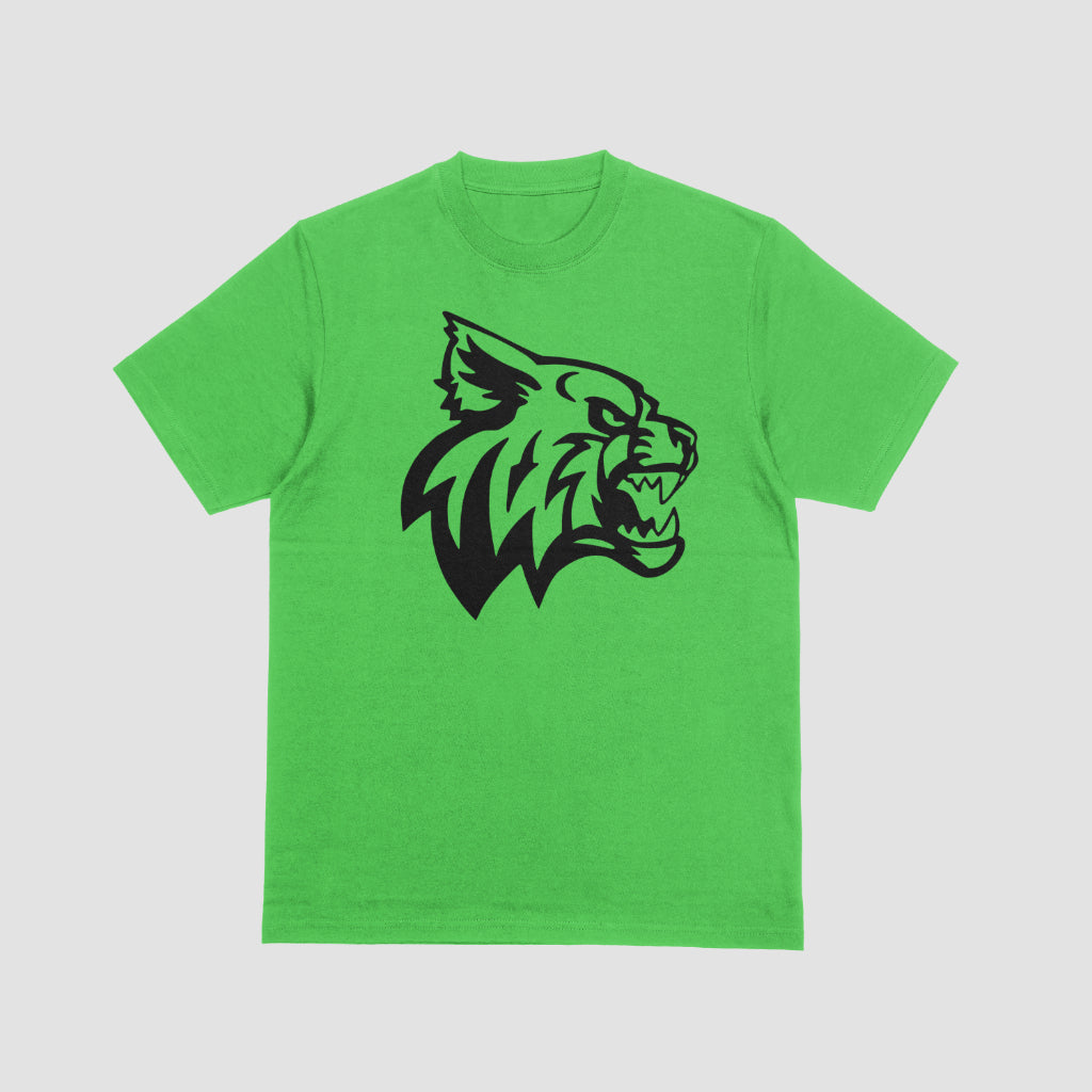 Printable wild cat PNG design for decals and custom apparel
