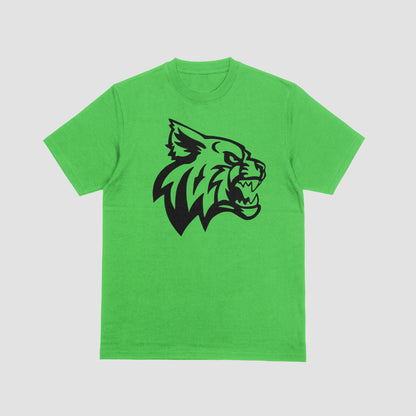 Printable wild cat PNG design for decals and custom apparel
