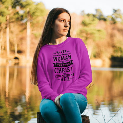 "Faith-Based Inspirational Quote with Ribbon Design"