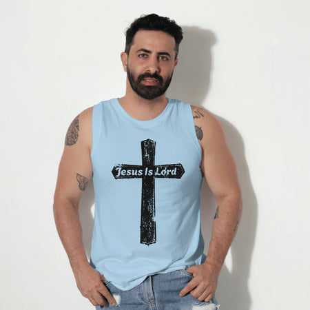 "Jesus Is Lord" cross silhouette for laser engraving and shirts
