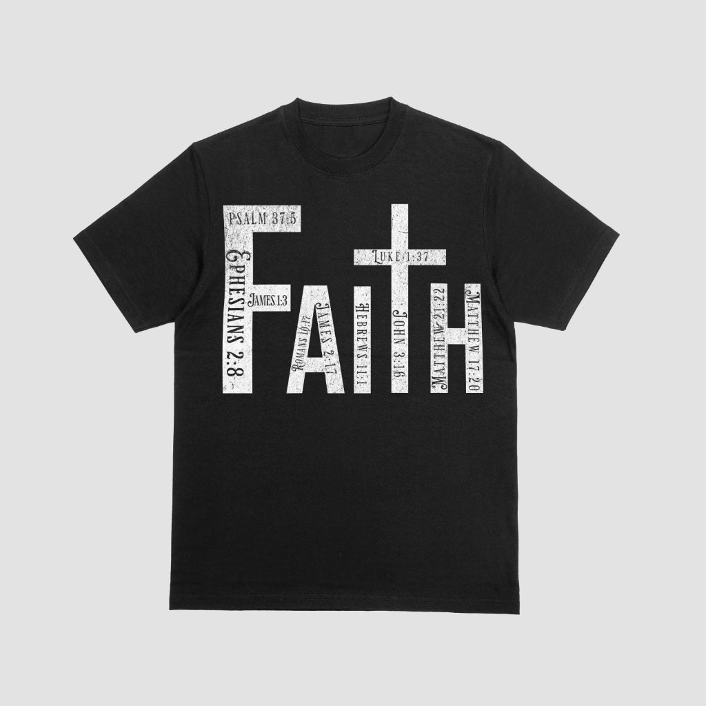 Bible verse-filled "Faith" design for wall art or crafts. or t shirts