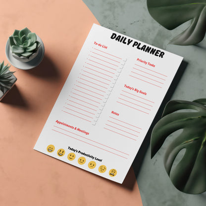 Student planner template for school organization
