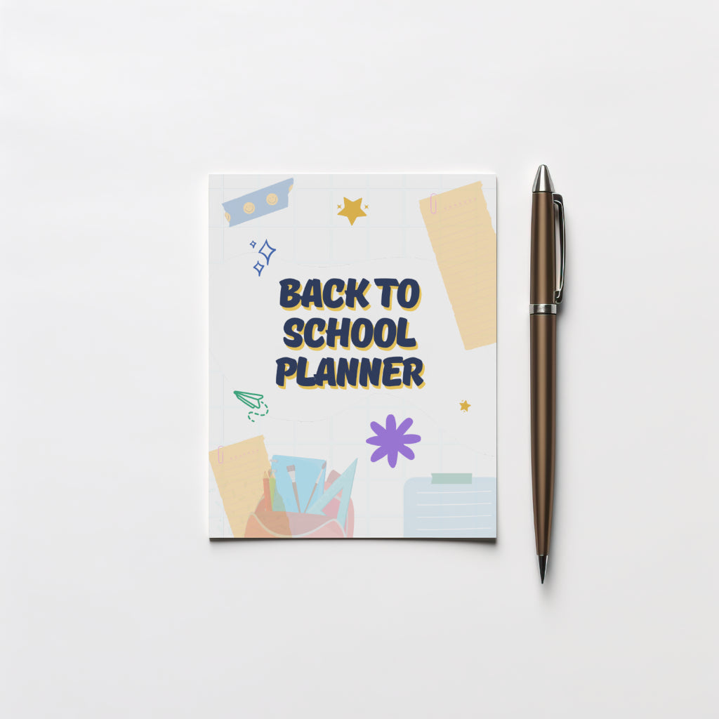 Back-to-school checklist and schedule tracker

