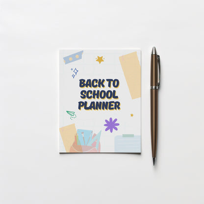 Back-to-school checklist and schedule tracker
