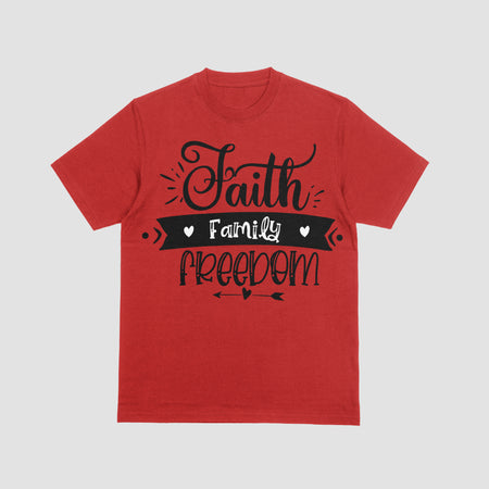 Faith Family Freedom SVG for Cricut
