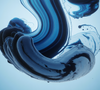 Blue Abstract Ink Swirl – 6s Cinematic Artistic Motion Video