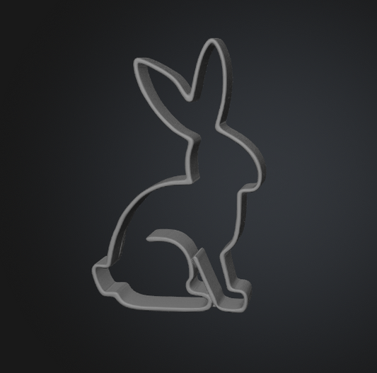 Bunny cookie cutter STL file