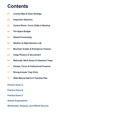 CDL General Knowledge Study Guide PDF