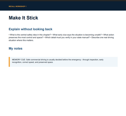 CDL General Knowledge study guide