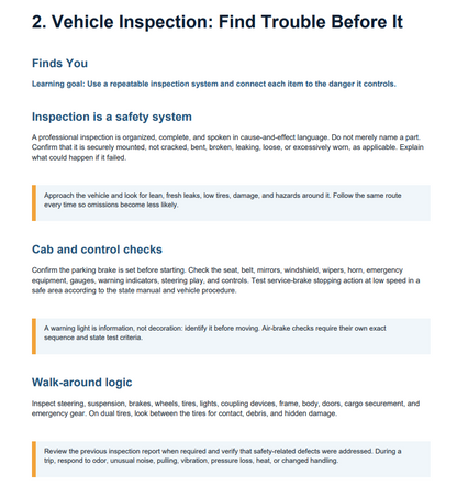 CDL permit study guide