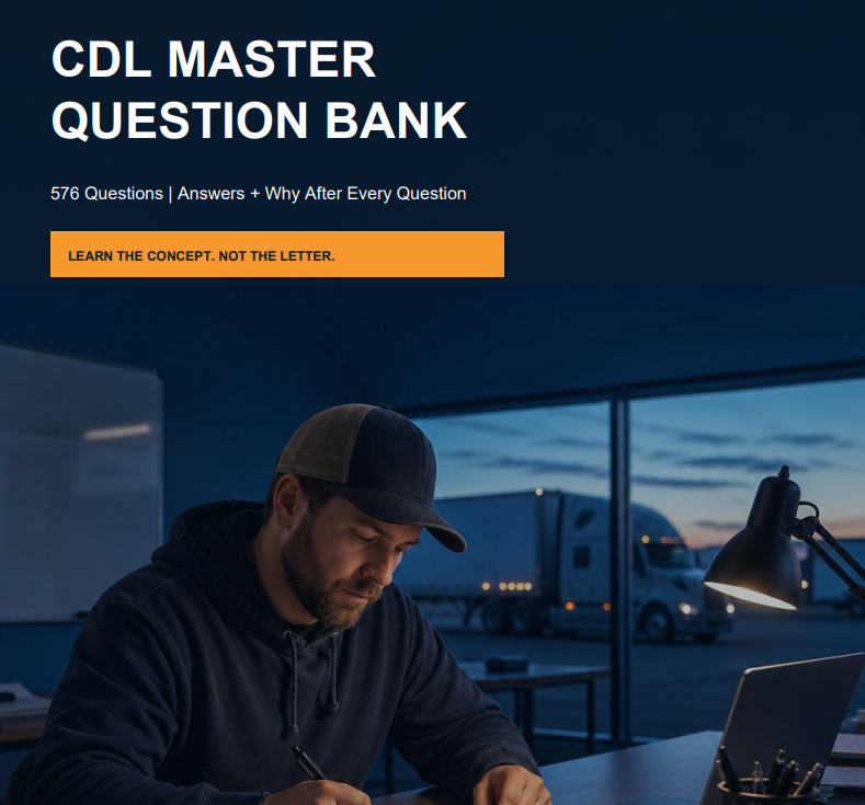 CDL permit study guide