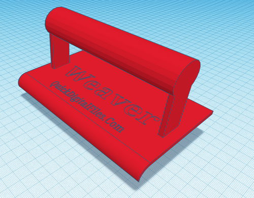 3D Printable Concrete Curb Edger: STL & GCODE