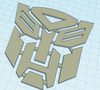 one-piece transformer head 3D print file