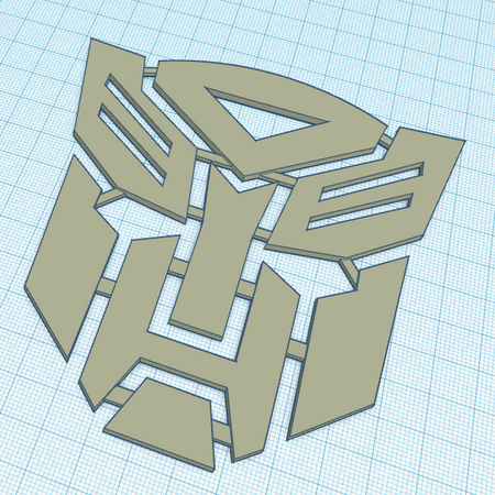 one-piece transformer head 3D print file