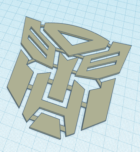 One-Piece Transformer Head 3D STL File